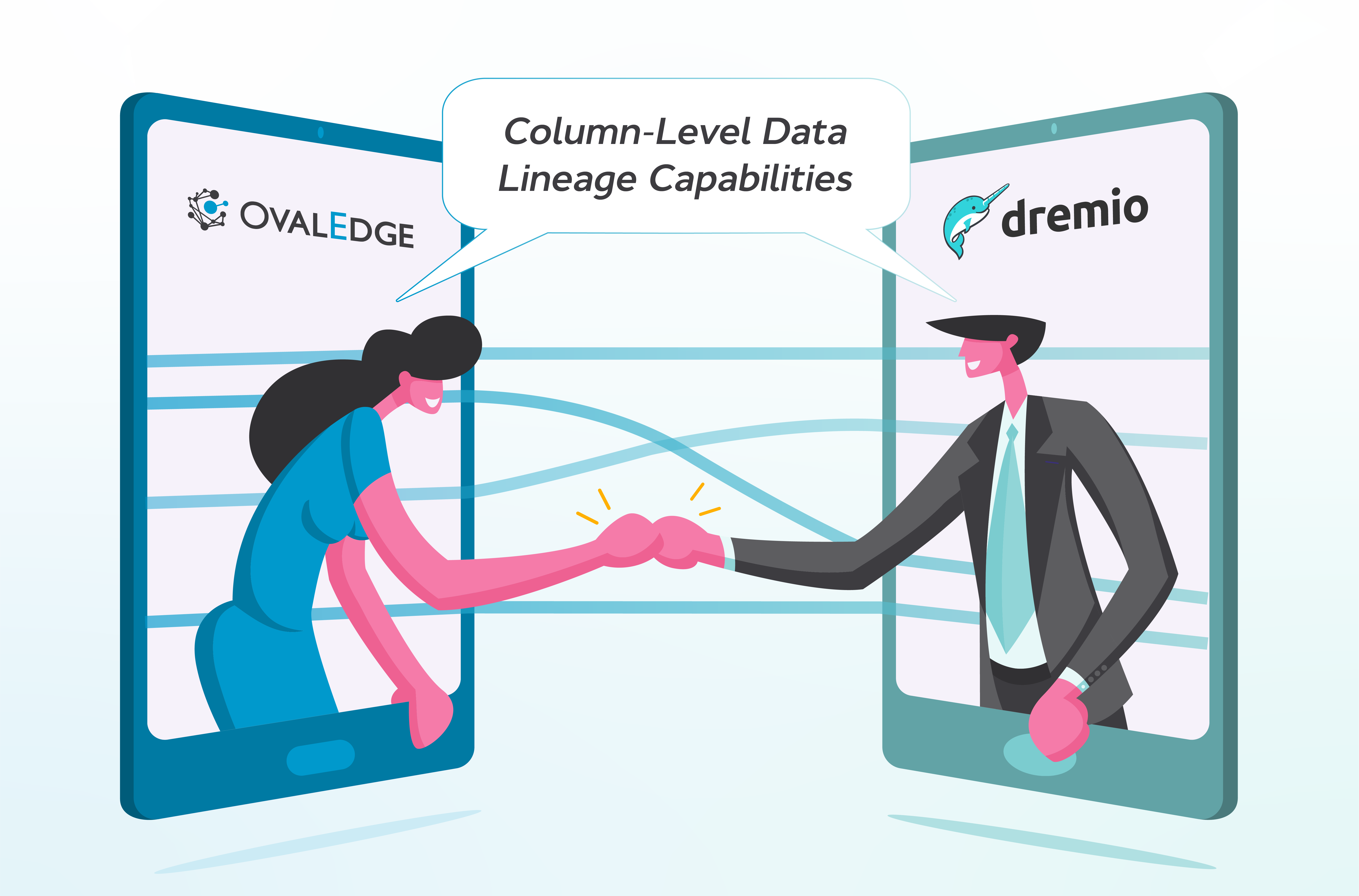 How OvalEdge Supports Column-Level Lineage With Dremio